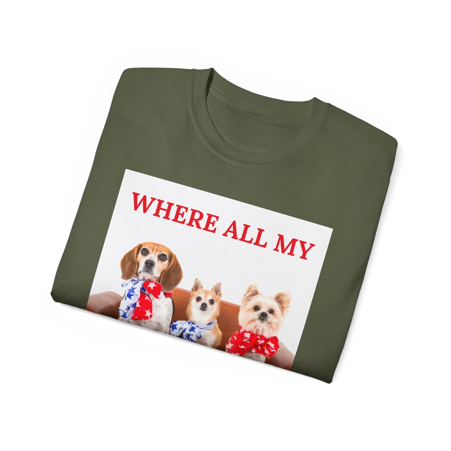 "Where All My Bitches At?" - Funny T for Pet Lovers